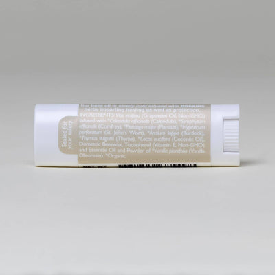 Natural Lip Balm, Herbal Infused, Vanilla (1 Case of 16 Units)